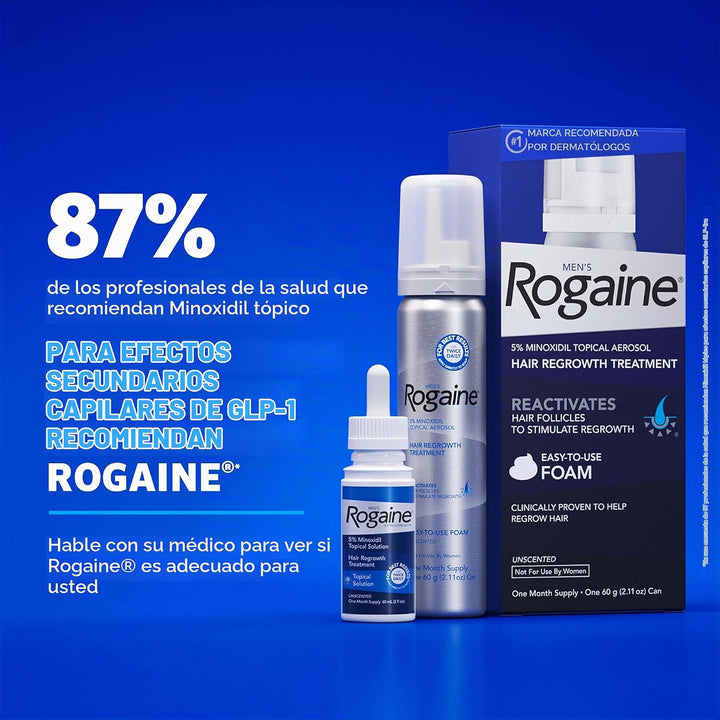Solución Rogaine para hombres, suministro de un mes | Hair Loss &am...