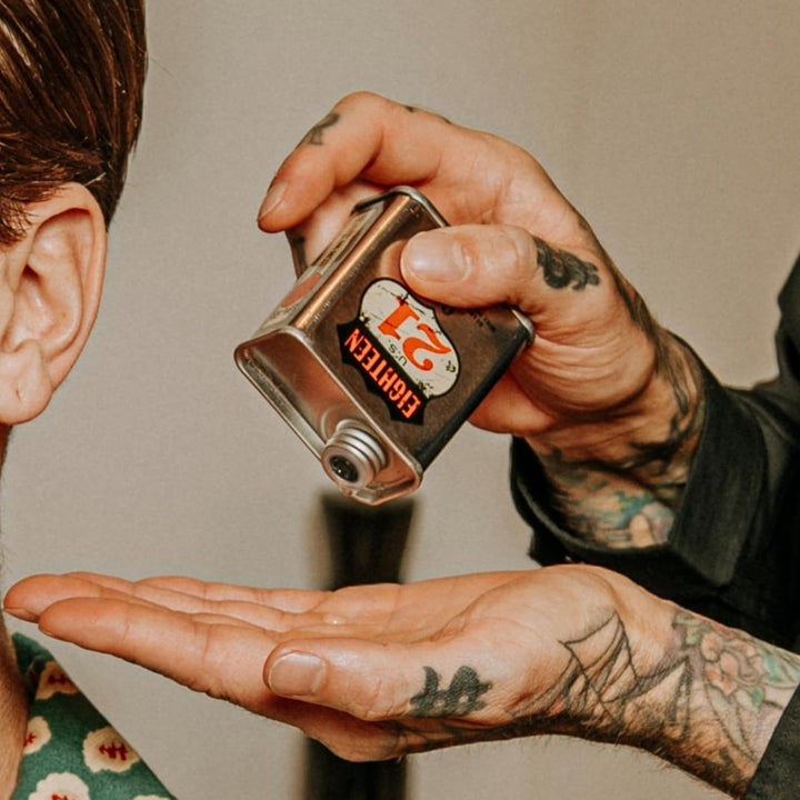 18.21 Man Made Aceite para cabello, piel y barba para hombres, 4 ar...