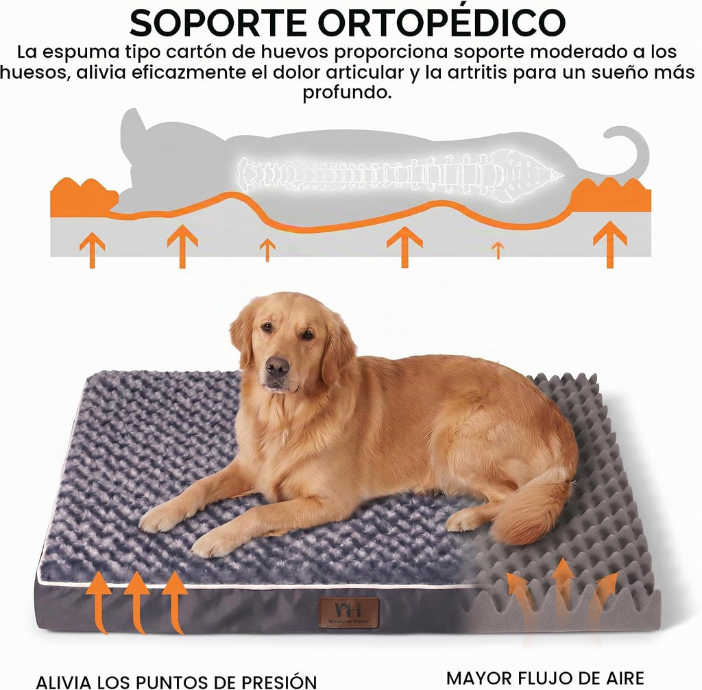 Camas ortopédicas para perros, cama lavable para mascotas