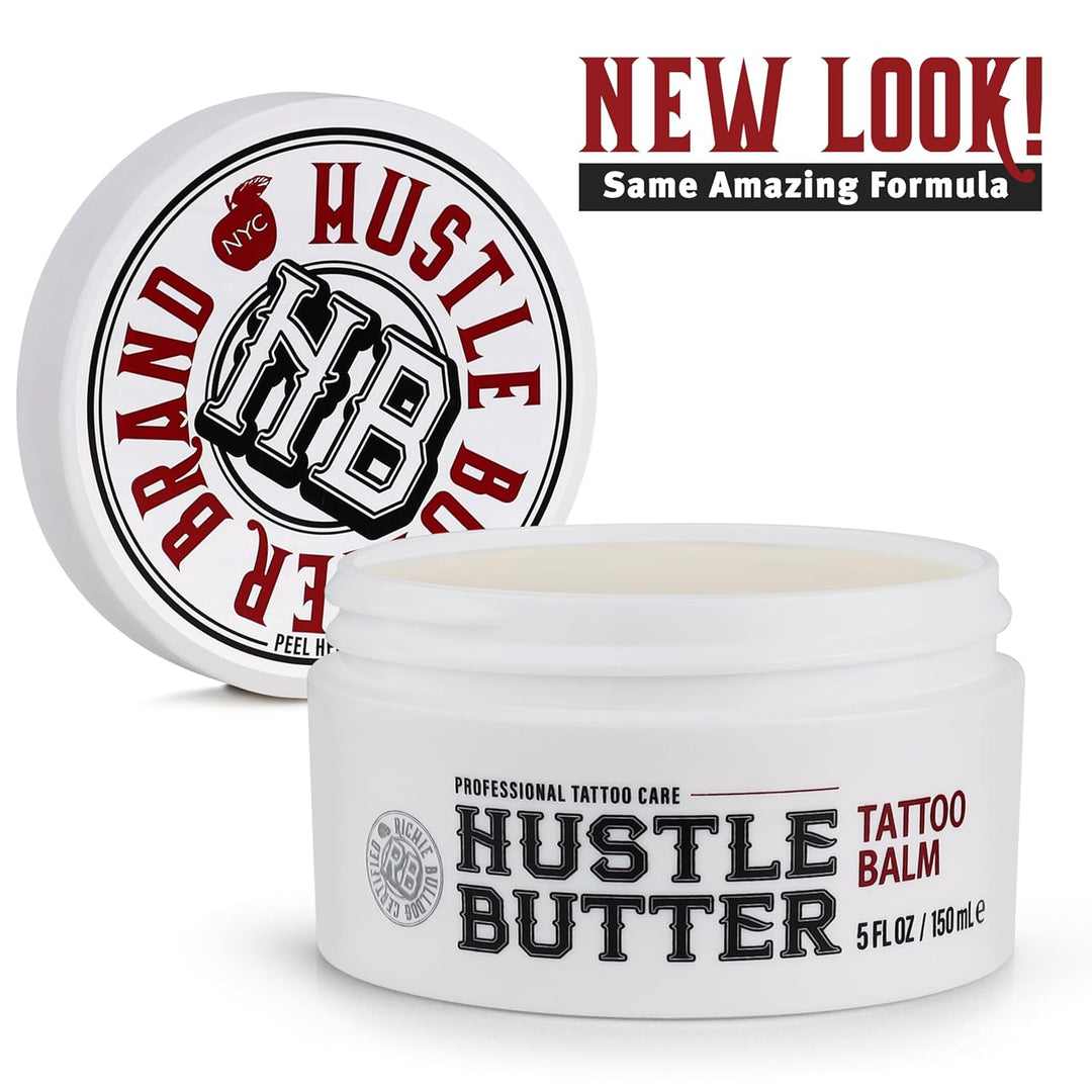 Hustle Butter Tattoo Aftercare - Bálsamo para tatuajes de 5 onzas,...