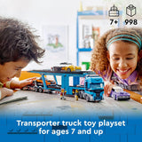 LEGO Camión transportador de autos urbanos con coches