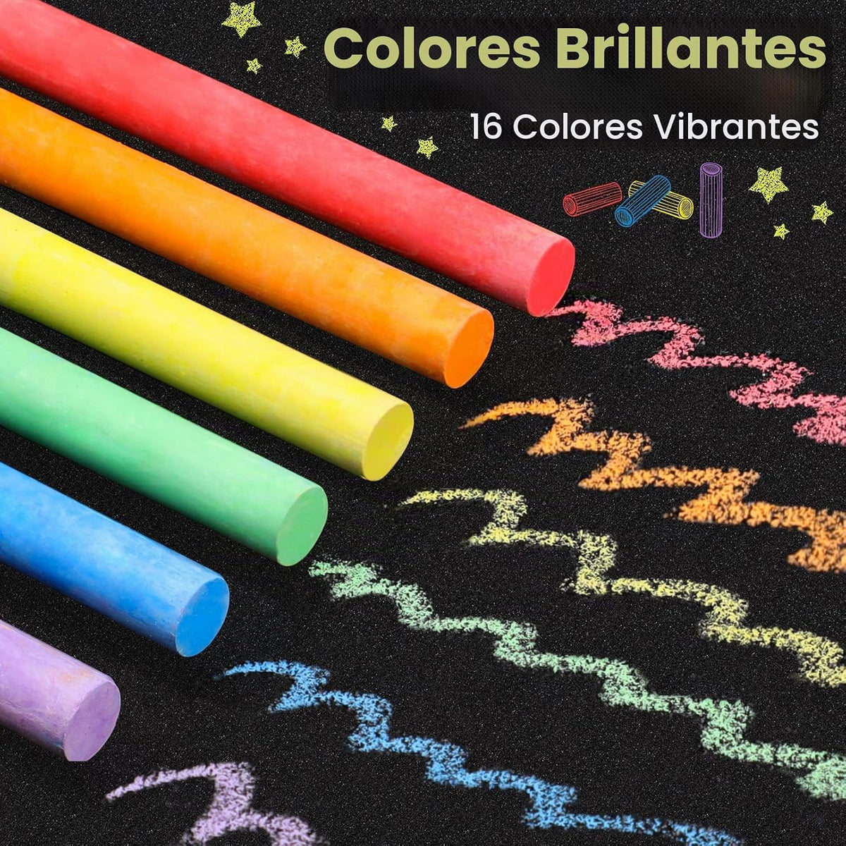 Juego de 432 tizas para niños, mini tiza no tóxica a granel para pizarra, suministros de regreso a la escuela, rellenos de bolsas de golosinas, regalos de premios para el aula para niños y