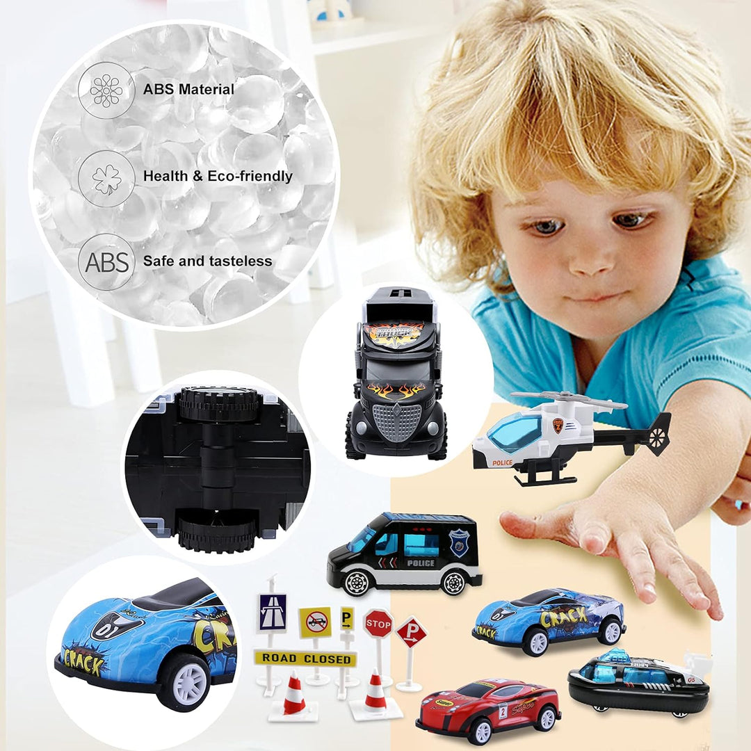 Juguetes para niños de 3 a 4 años, juego de transporte de camiones...