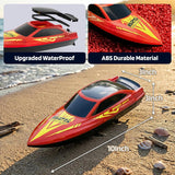 CAPTAER Barco a control remoto para niños, barco RC para piscina, l...