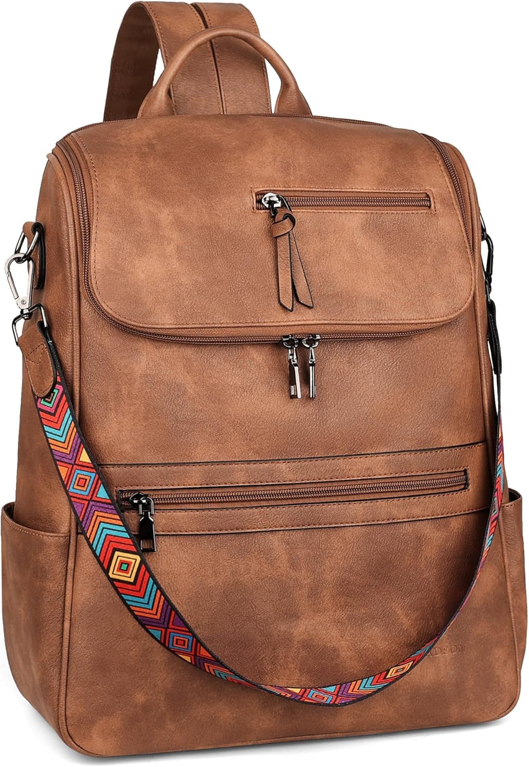 FADEON Mochila para computadora portátil para mujer, mochila de via...