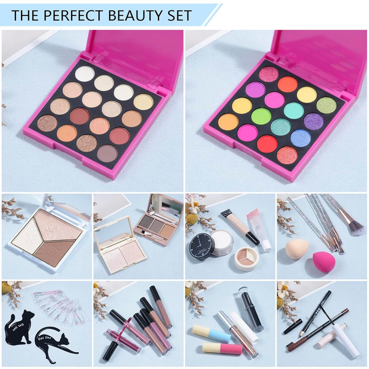 Kits de maquillaje para niñas y adolescentes, set de regalo de maqu...
