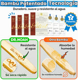 Dr. Noah - Cepillo de dientes de bambú sin microplásticos | Diseñad...