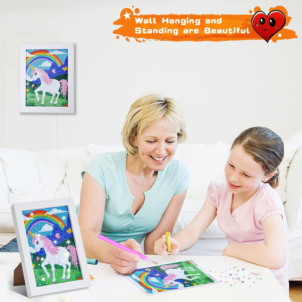 ZALIAFEI Kit de arte de mosaico, manualidades para niños y manualidades para niñas de 6 a 12 años, kit de arte de mosaico moderno para todas las estaciones