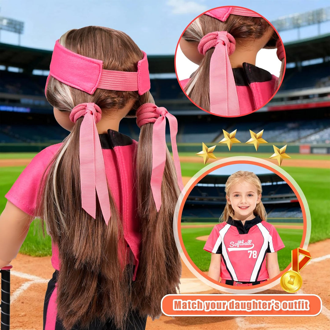 ARTST Conjunto de ropa de muñeca de sóftbol de 18 pulgadas, incluye...