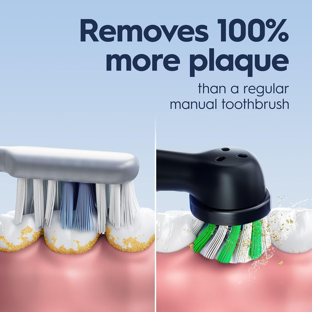 Oral-B Cepillo de dientes eléctrico recargable Pro 1000, color negro