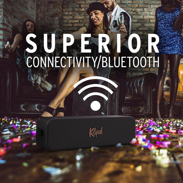 El altavoz Bluetooth portátil Klipsch Detroit con tweeters duales d...