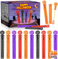 80 piezas de recuerdos de fiesta de Halloween para niños, mini varitas de