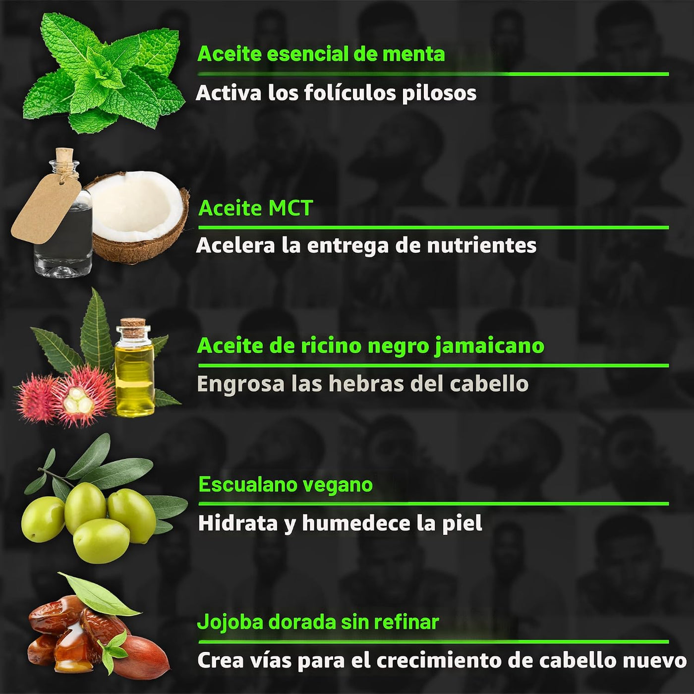 Suero para el Crecimiento de la Barba - GROW Maximum XXL Aceite par...
