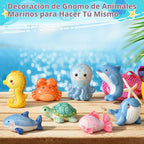 Reallnaive - Kit de pintura de cerámica de animales marinos para niños y