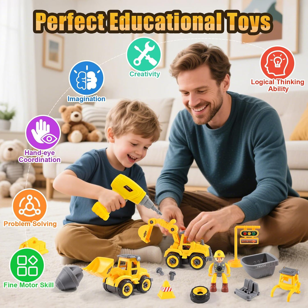 LUDILO Juguetes para niños pequeños de 3 a 5 años: Mini ensamblaje...