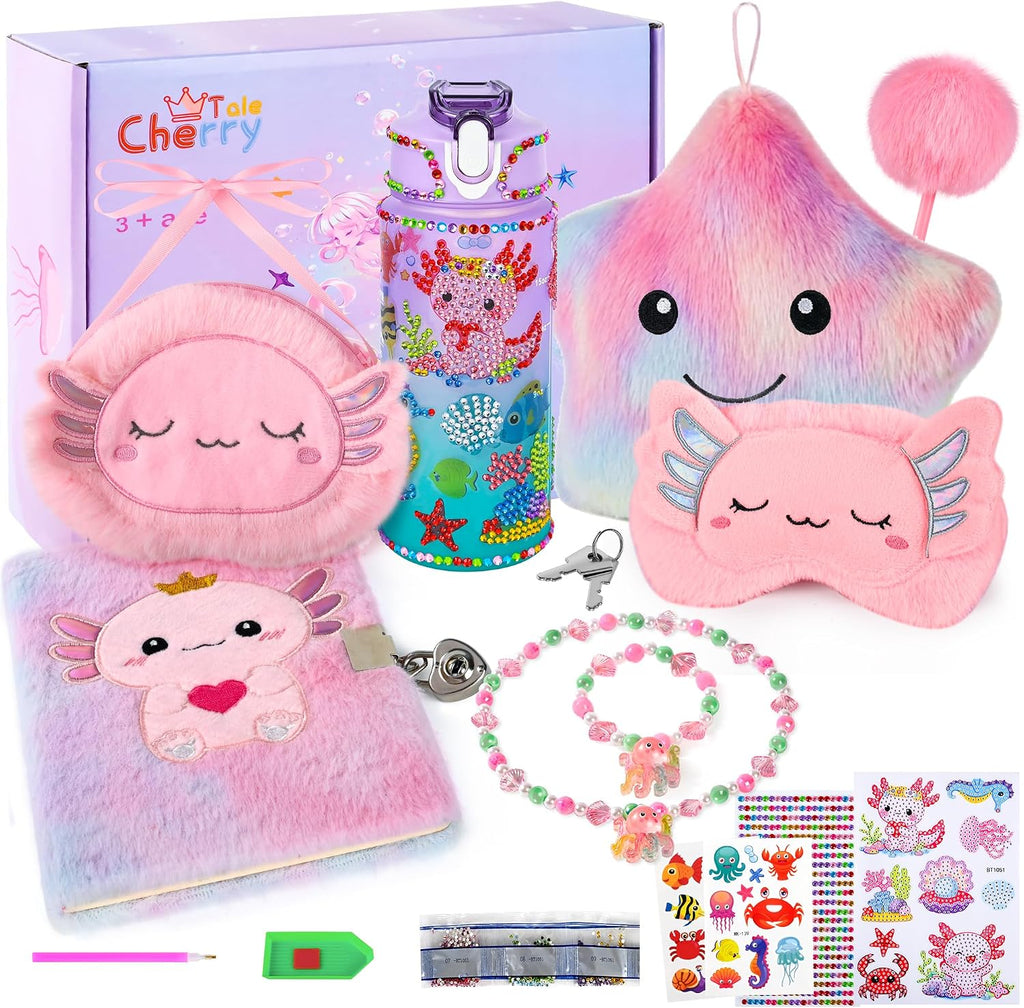 Cherry Tale Axolotl - Regalos de cumpleaños para niñas de 3 años en