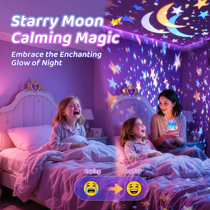 Onefire - Luz nocturna para niños, 15 máquinas de sonido, luz noctu...