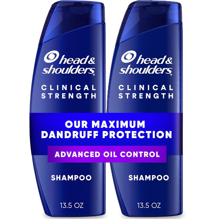 Head &amp; Shoulders Champú anticaspa, paquete doble de control de...