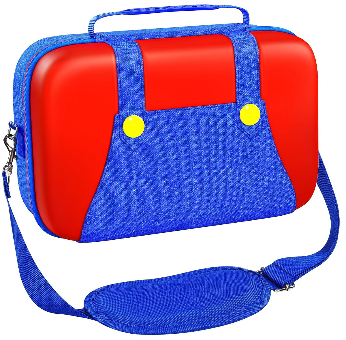 ivoler Maletín de Transporte y Almacenamiento para Nintendo Switch 2 2025 Todo en Uno Casos Rojo+Azul