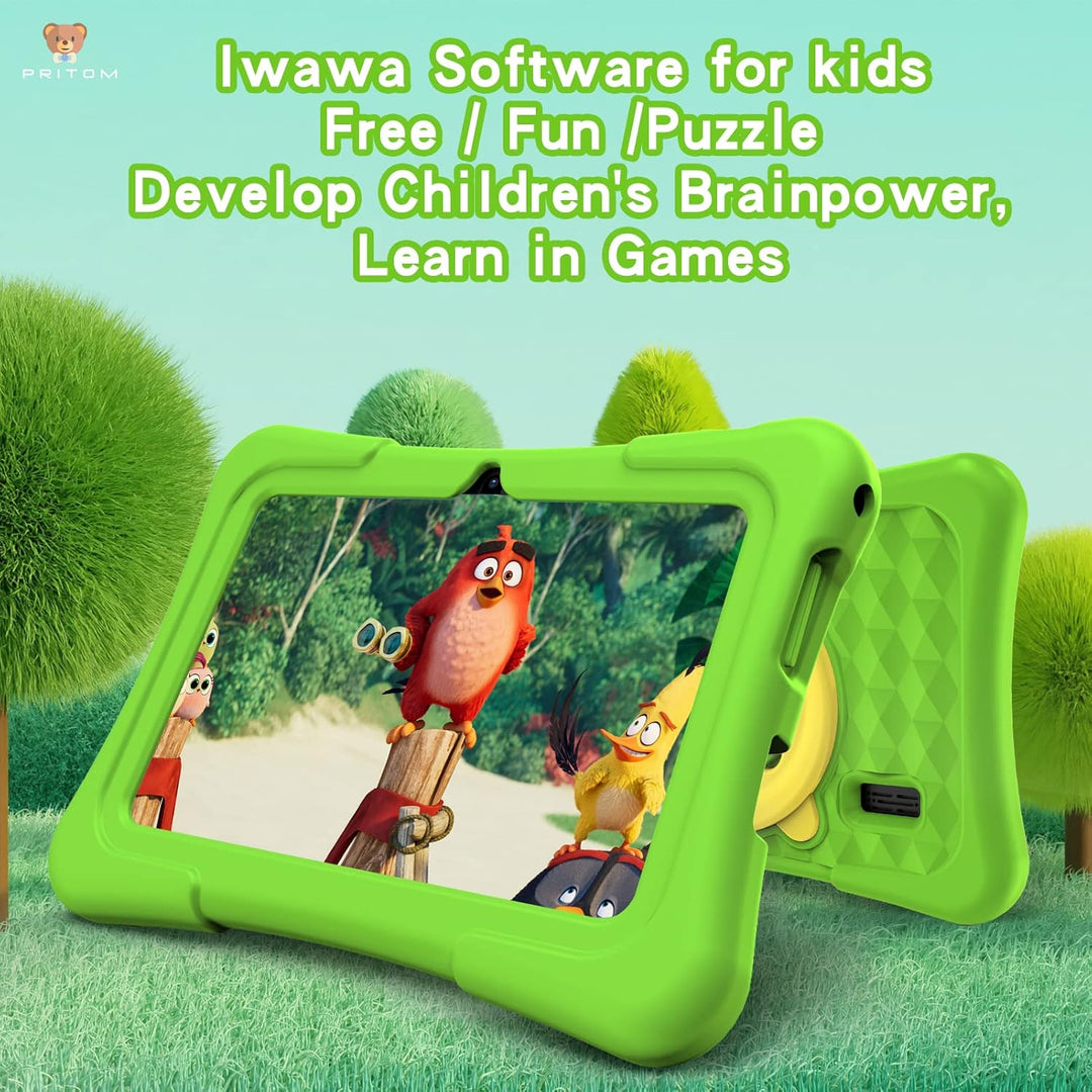 PRITOM Tableta para niños, tabletas para niños de 7 pulgadas con Wi...