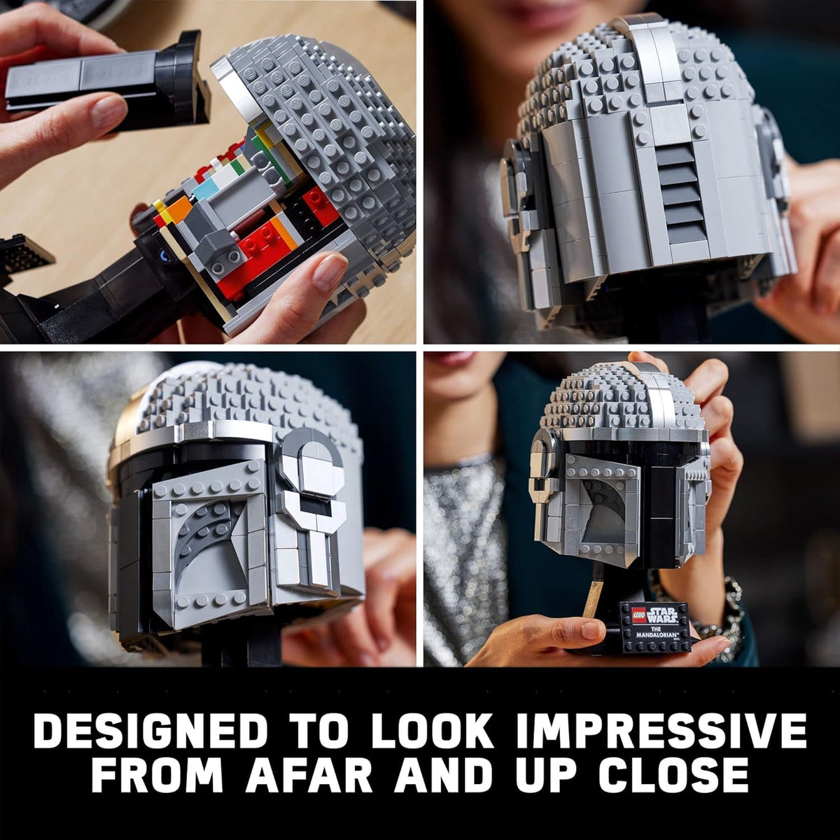 LEGO Star Wars The Mandalorian Helmet 75328 Kit de modelo