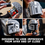 LEGO Star Wars The Mandalorian Helmet 75328 Kit de modelo