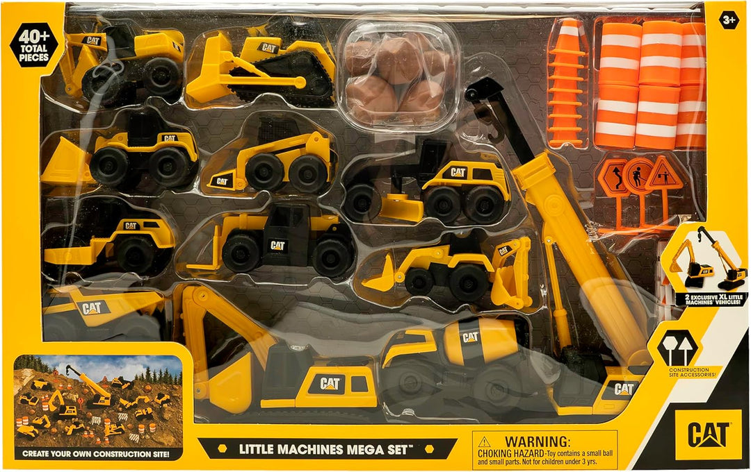 CatToysOfficial CAT Little Machines Mega juego con grúa