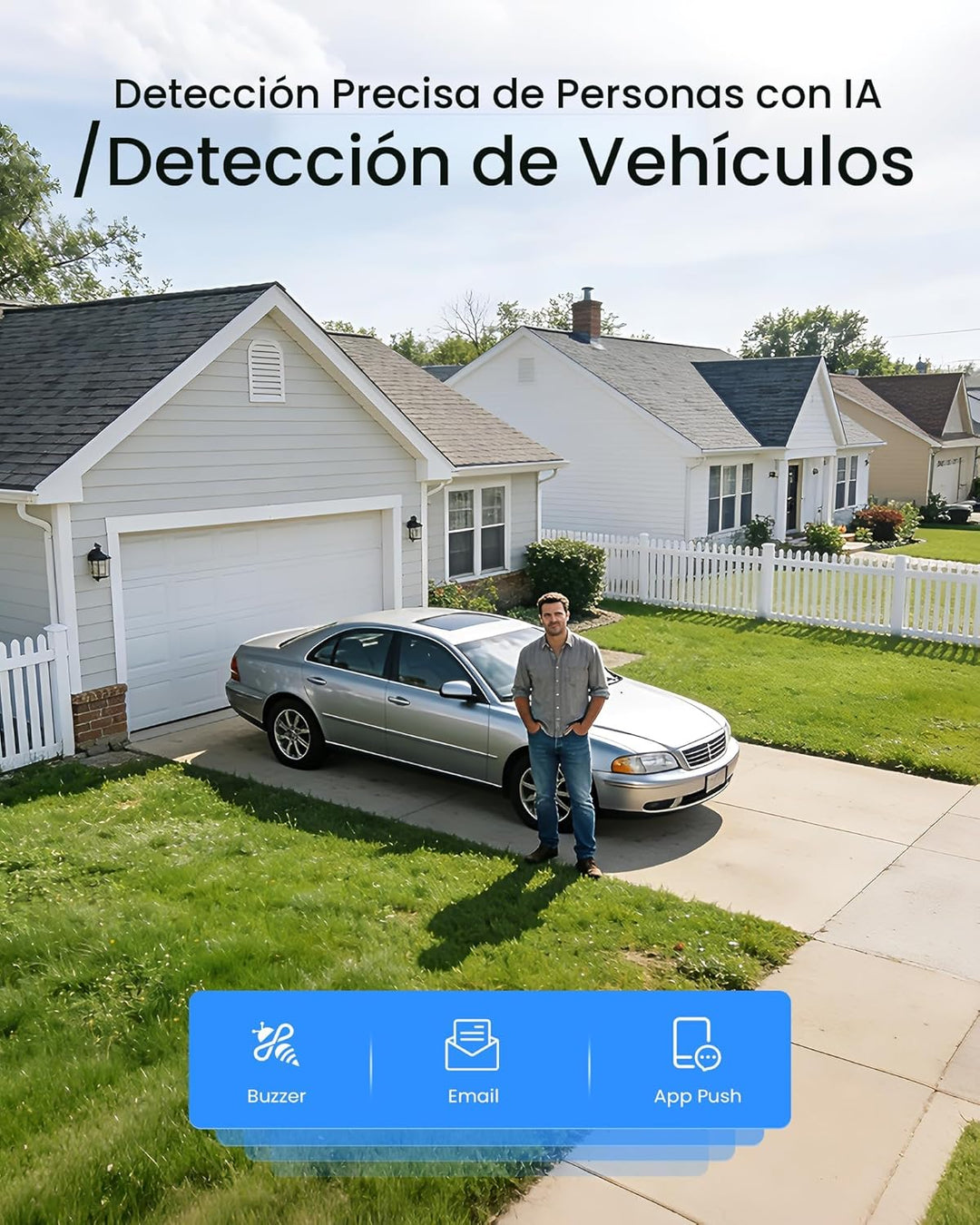 ZOSI H.265+ Full 1080p Sistema de cámara de seguridad para el hogar...