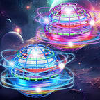 Juguete de bola de orbe volador, mini dron cósmico de mano flotante, hilanderos de mosca para niños y adultos, juguetes para interiores y exteriores, juguetes geniales con luces LED para