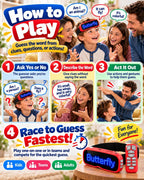 KOKODI Divertido juego de frases familiares para risas sin fin | Diadema LED electrónica con control remoto, no necesita tarjetas, juego de fiesta interactivo para niños, adultos y grupos