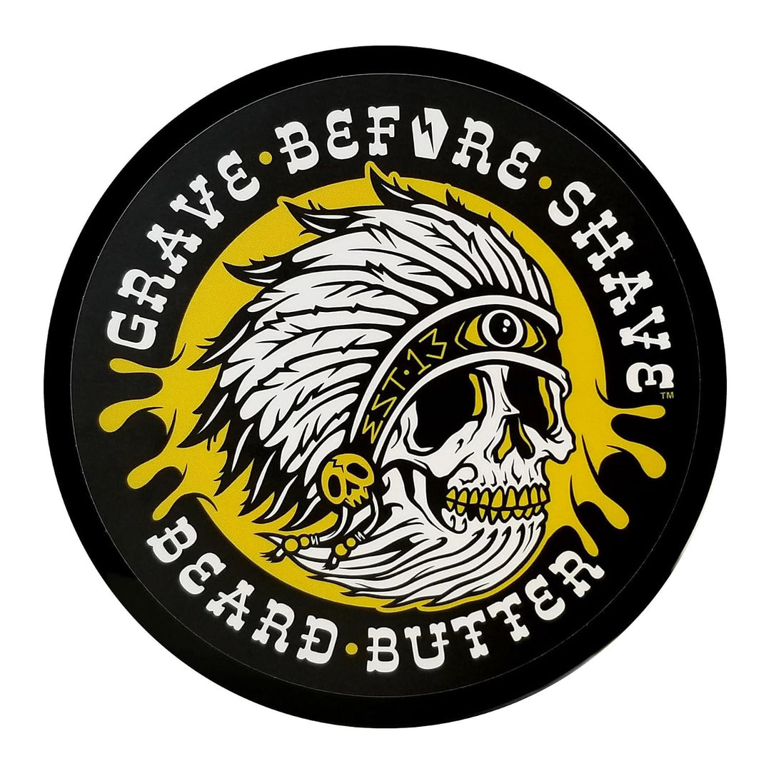 Grave Before Shave Mantequilla para Barba Mezcla de Madera de Teca...