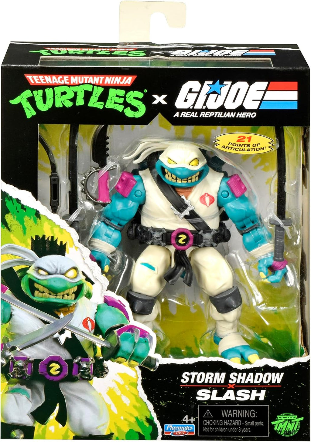 Teenage Mutant Ninja Tortugas x G.I. Joe: Storm Shadow x Slash