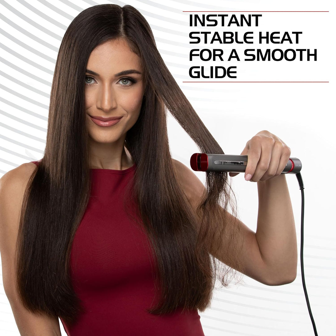 CHI Lava Glide - Plancha para el cabello de cerámica, alisador de p...