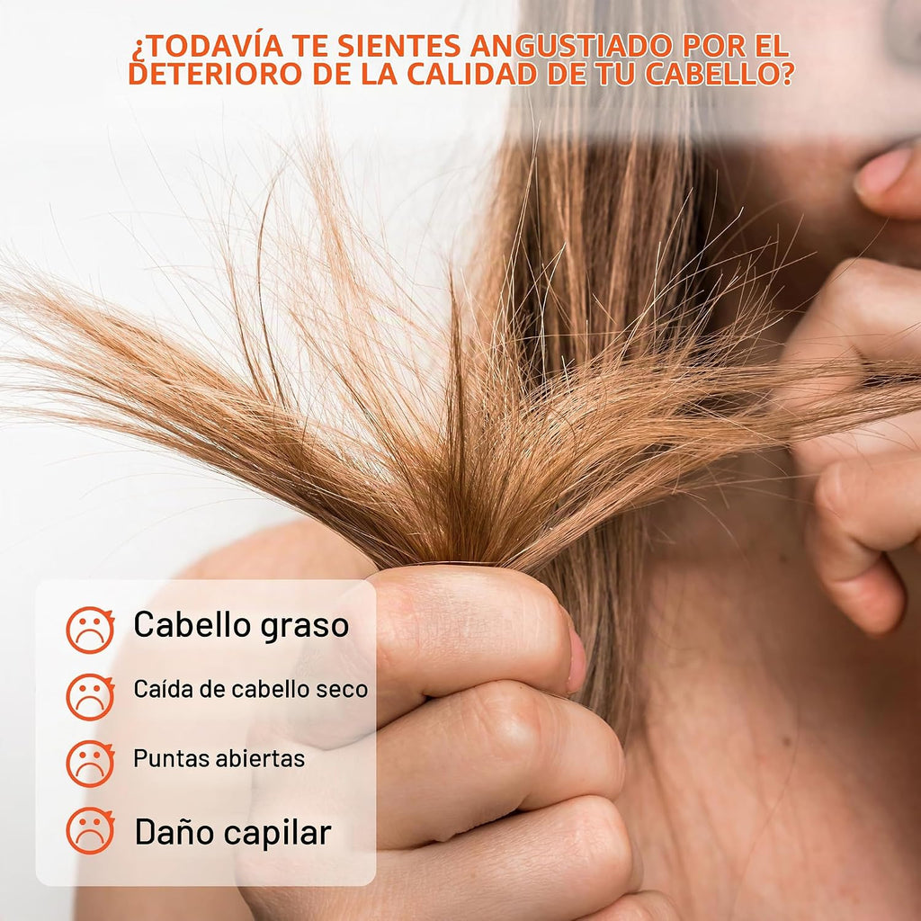 6 en 1 Salón Pelo Vapor Color Perm Cuero Cabelludo con Cajón Blanco