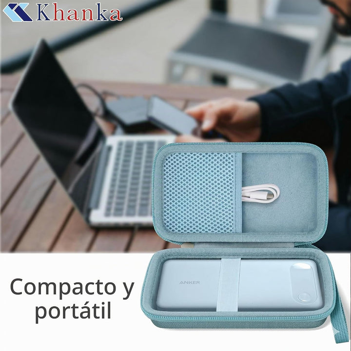 khanka Estuche de viaje para banco de energía Anker, cargador portá...