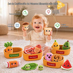 Juguetes para bebés de 6 a 12 meses, 16 piezas Montessori de