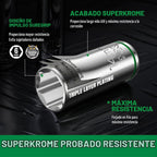 SK Juego de Dados de 1/2" con llave de trinquete de 90 dientes, 52 piezas, SAE y métrico