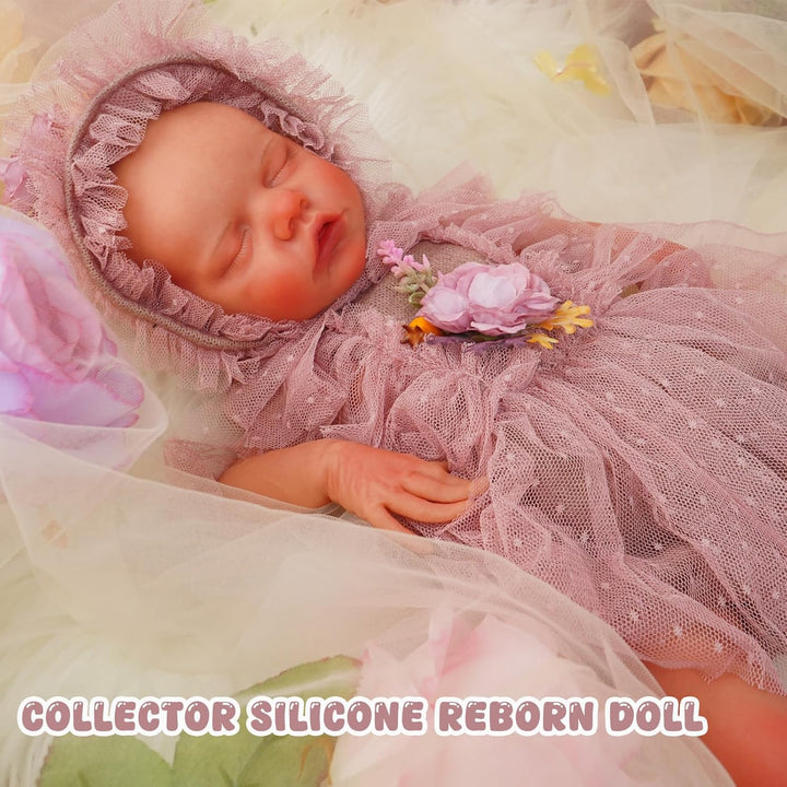 YaLuoQian Muñeca de bebé Reborn de silicona completa, niña recién n...