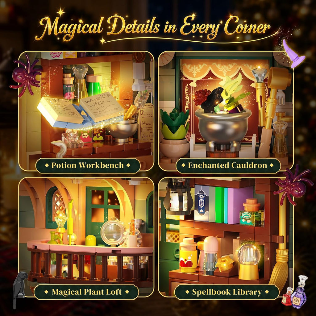 INSOON Calendario de Adviento 2026 Magic Book Nook Set de construcción con