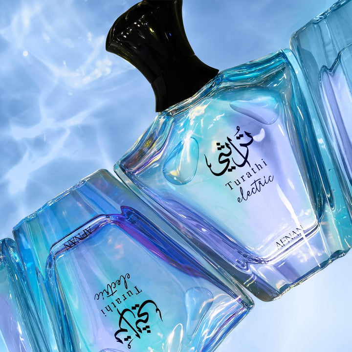 Afnan Turathi Electric - Eau de Parfum unisex, 3.0 onzas líquidas