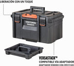 CRAFTSMAN VERSASTACK - Caja de herramientas XL, impermeable para interiores y exteriores, almacenamiento de herramientas apilable, con cerradura, 21 pulgadas (CMST21430)
