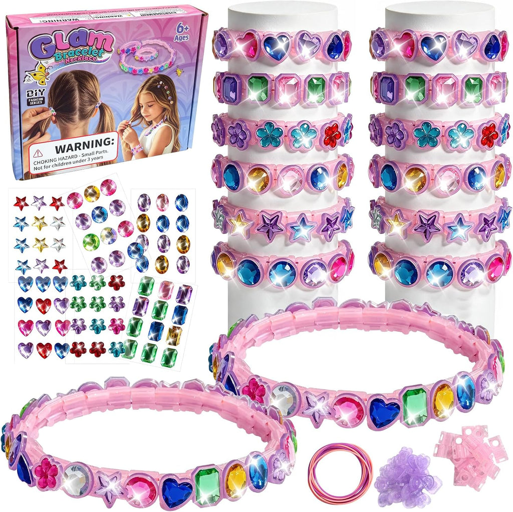 AOSITE Kit de fabricación de pulseras para niñas de 4 a 12 años