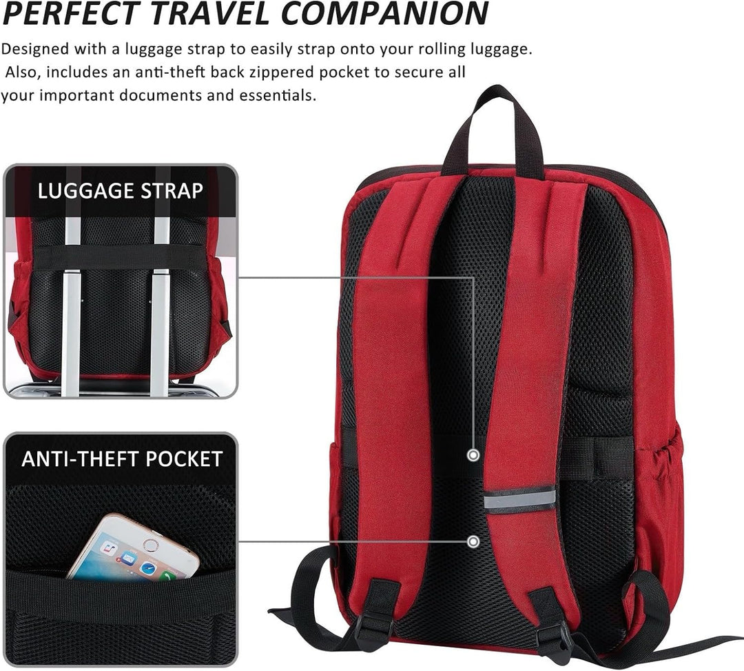 MAXTOP Mochila de viaje para computadora portátil, mochilas de nego...