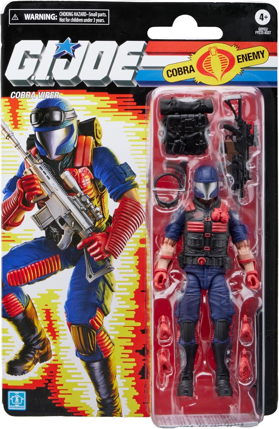 GI Joe Classified Series Retro Cardback Cobra Viper Figura