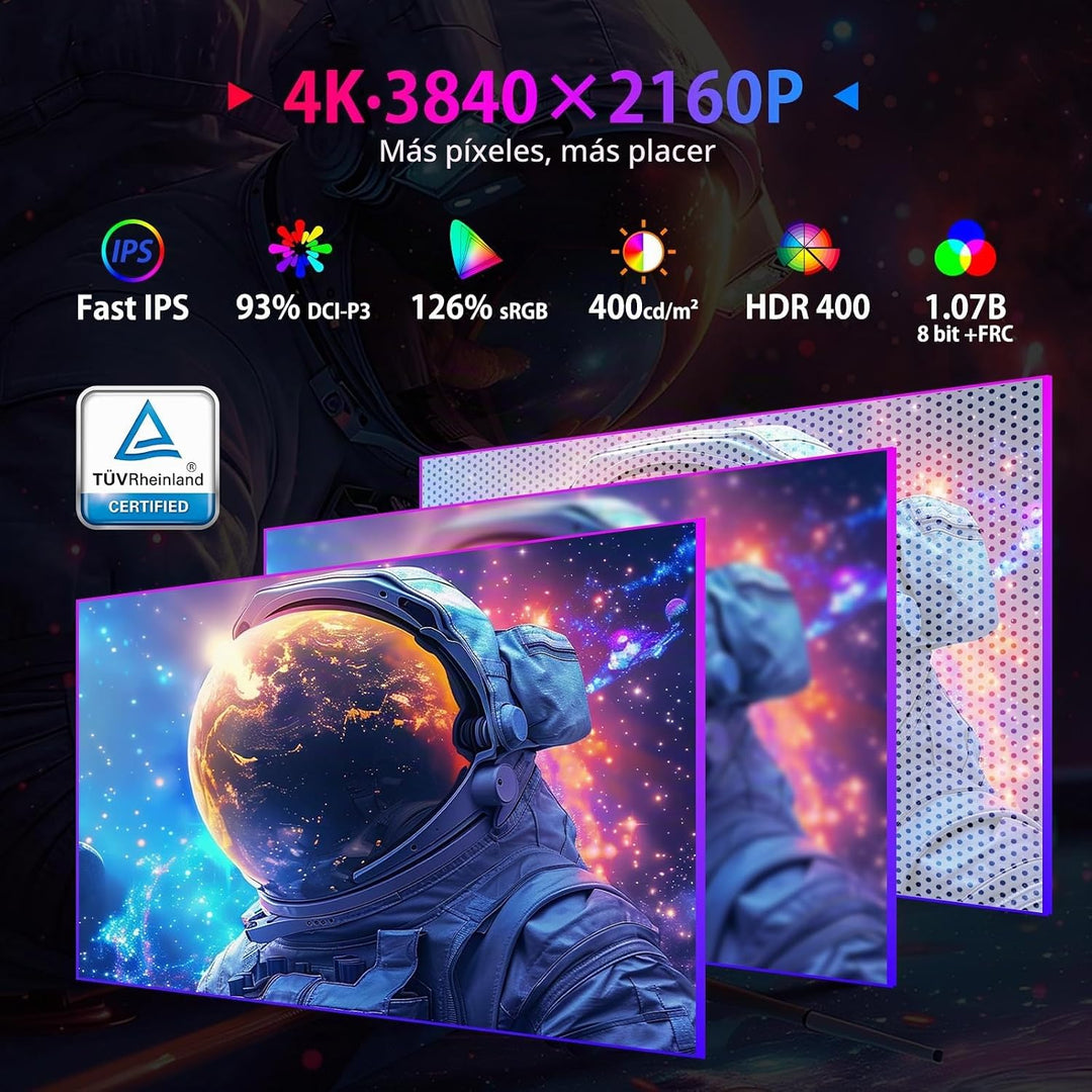 SANSUI Monitor de juegos 4K de 27 pulgadas, UHD 160Hz o FHD 320Hz M...
