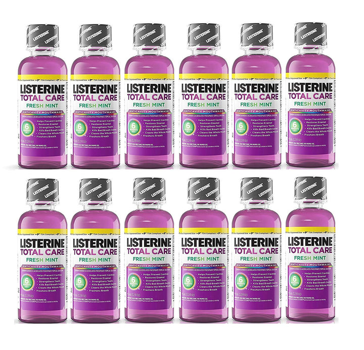 Listerine Total Care - Enjuague bucal antiséptico de menta fresca,...
