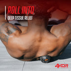 Bolas de masaje 4KOR para terapia de punto de activación - Bola de liberación miofascial - Alivio muscular para espalda, cuello, hombro, dolor de pies - Bolas de masaje fitness para movilidad - Bola