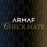 Armaf Checkmate King - Eau de Parfum en espray para hombre, 3.4 onzas