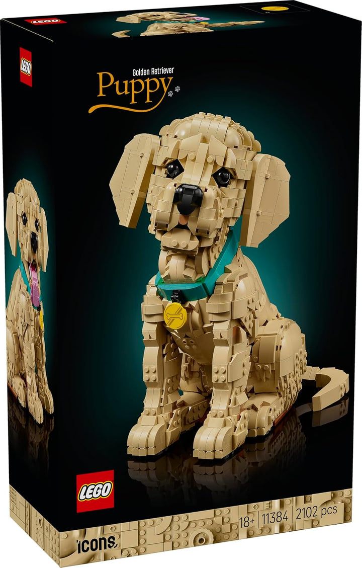 LEGO Icono Golden Retriever Puppy 11384 Juguete, bloque de construc...