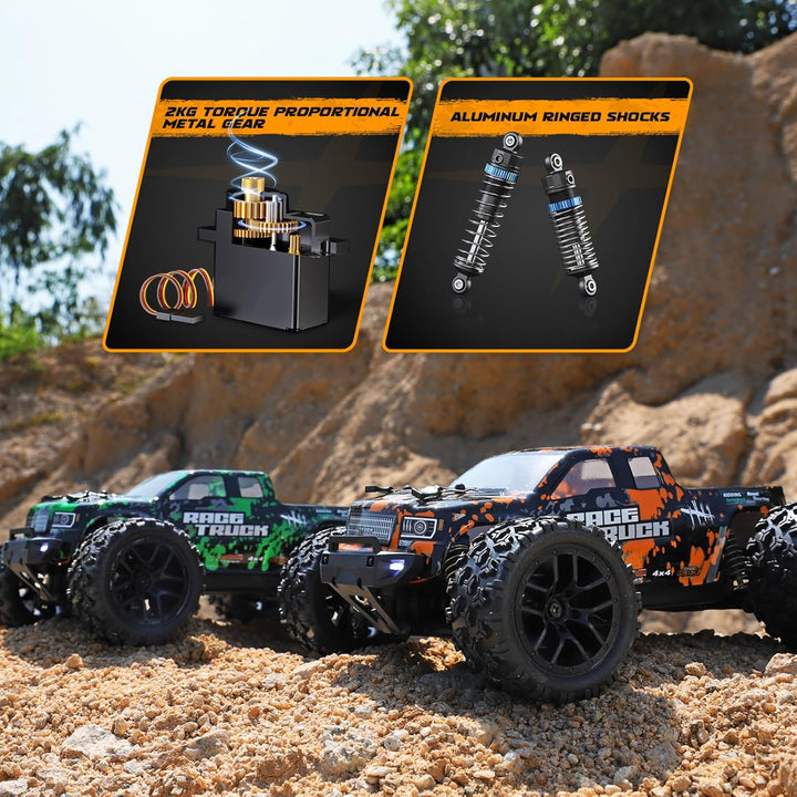 HAIBOXING Camión monstruo RC a escala 1:18 18859 36km\/h de velocid...